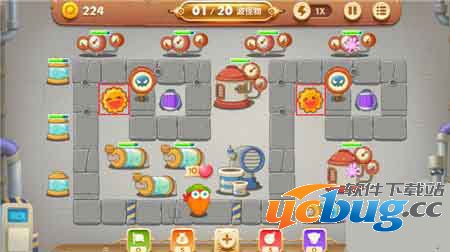 《保卫萝卜3》工厂第34关怎么过?