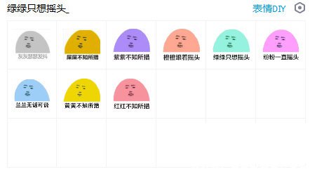 绿绿只想摇头表情包9p下载v120