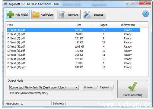 Mgosoft PDF To Flash Converter